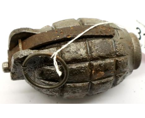 Inert WWII semi relic no 36 mills grenade, maker B &amp; Co Birmingham. P&amp;P Group 1 (£14+VAT for the first lot and £1+VAT