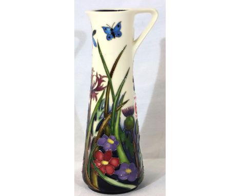 Moorcroft jug in the Walnut Tree pattern, H: 18 cm. P&amp;P Group 2 (£18+VAT for the first lot and £3+VAT for subsequent lots