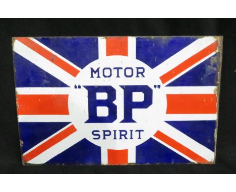 Coming from a private collection of period enamelled signs collected by a gentleman over four decades. An Original BP Spirit 