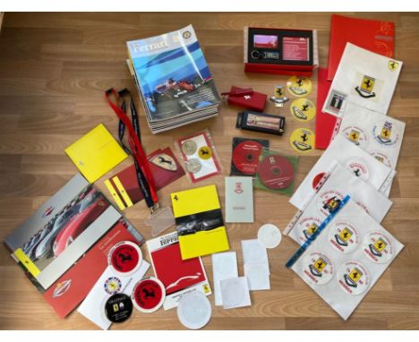 Items collected by a long-serving FOC member.Including numerous club tax disc holders, metal/enamel bumper badge (new/unmarke