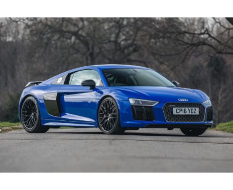 A stunning, low mileage example of the rare R8 Plus Quattro V10 S-A.Powered by a naturally aspirated 610bhp, 5.2-litre V10 th