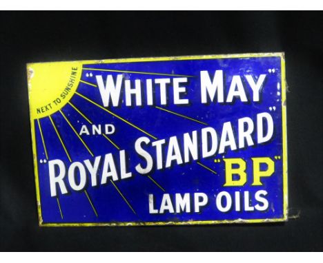 Coming from a private collection of period enamelled signs collected by a gentleman over four decades. An original&nbsp; "Whi