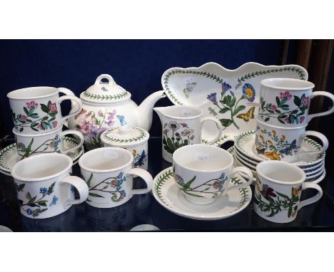 A QUANTITY OF PORTMEIRION 'BOTANIC GARDEN' WARE(teapot spout a/f)