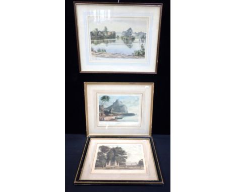 J. HARRIS AFTER JOHN HERBERT CADDY (1801-1883) 'BRIMSTONE HILL, ST KITTS'aquatint, the image 19.2 x 27.75cm; together with a 