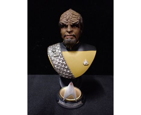 STAR TREK WORF BUST17cm high