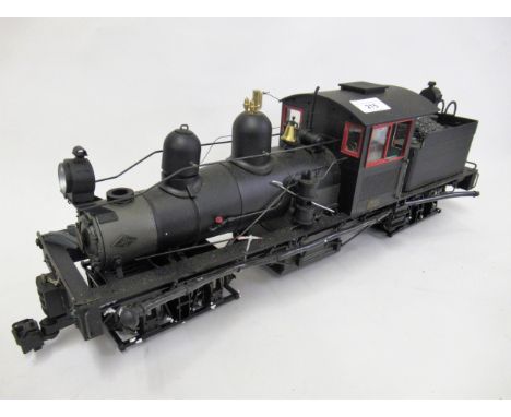 American large scale shay engine locomotive in blackNot complete but looks like running models 