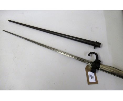 19th Century bayonet with scabbard 