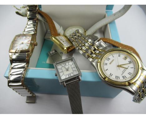 Rotary ' Rocks ' ladies wristwatch with original box, together with a small quantity of other fashion wristwatches 