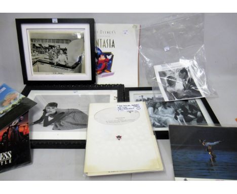 Miscellaneous film related ephemera including a paste board for Anna Karenina, 2011, various photographs, production notes et