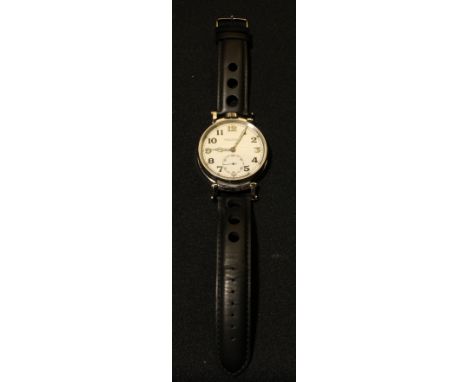 A Jaeger Lecoultre 'pocket watch conversion' wristwatch 