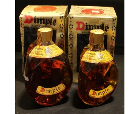 A bottle of Dimple Scotch Whisky, John Haig and Co, sealed, boxed; another, sealed, boxed (2) 