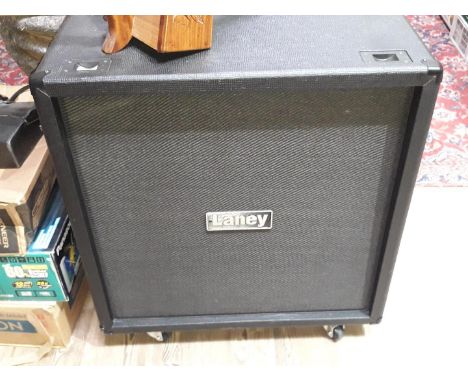 A Laney IRT412 speaker cabinet.  