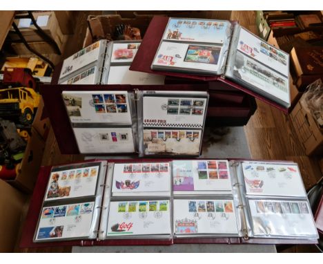5 folders of Royal Mail first day covers, 1997 to 2011.  