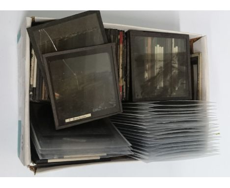 A quantity of various magic lantern slides.
(R6)