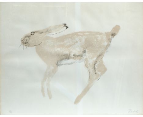 Elisabeth Frink (1930-1993) Hare (Wiseman 38), 1970 56/70, signed and numbered in pencil lithograph 50.5 x 64cm.