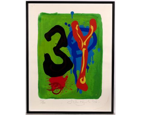 John Hoyland (1934-2011)  Names and Voices, 1996 253/300, signed, numbered, and dated in pencil (in the margin) lithograph 46