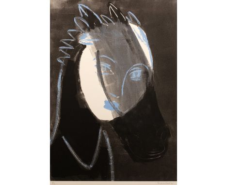 Sonia Lawson (b.1934) Girl Dreaming of Pony, 1997 signed and inscribed 'IX' in pencil (in the margin) lithograph 76 x 55.5cm,