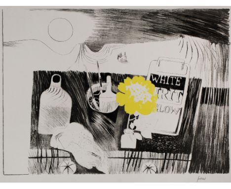 Mary Fedden (1915-2012) The Etching Table, 1972 signed in pencil (in the margin) lithograph 57 x 74cm.