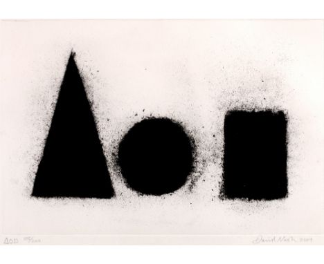 David Nash (b.1945) Triangle, Circle, Rectangle, 2004 105/200, signed, dated, and numbered in pencil (in the margin) etching 