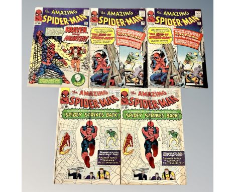 Marvel Comics : The Amazing Spider-Man issues 15 (first appearance of Kraven, first appearance of Mary Jane Watson, second ap
