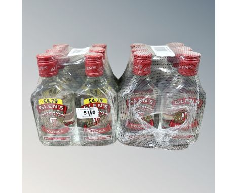 Twelve x Glen's Vodka, each bottle 20 cl.  (12)  