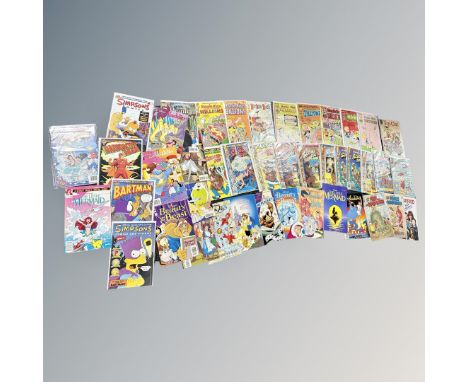 Marvel, Harvey, Dell and Bongo Comics : mixed titles - Scooby Doo, Disney, The Simpsons, etc, (approximately 43) 
