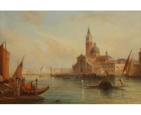 Alfred Pollentine (1836-1890) San Giorgio Maggiore, Venicesigned and dated 'A Pollentine/81' l.r., oil on canvas41 x 61.5cmPr
