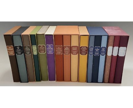 FOLIO SOCIETY. Sixteen volumes of Thomas Hardy including Tess d'Urbervilles, The Woodlanders, and Jude the Obscure etc. Dr Ro