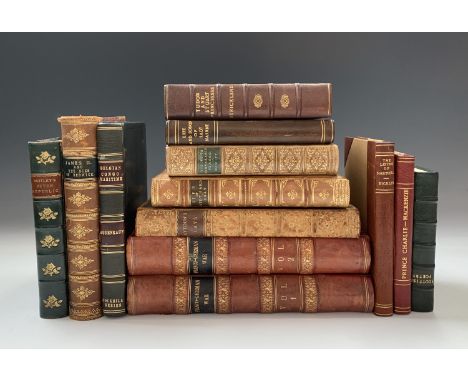BINDINGS. 'Cassell's History of the War between France and Germany 1870-1871.' Two volumes, half red morocco, many steel engr