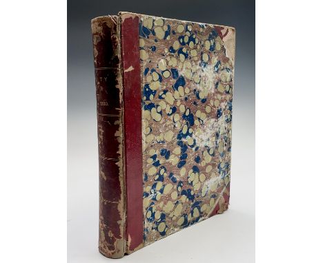 VANITY FAIR. 1879-1880, one volume of the the full year, 204 full page illustrations with associated text, bound in half red 