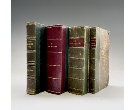 HORTICULTURE. 'Le Bon Jardinier,' half Morocco, seperate volume for illustrations, Audot, Libraire-Editeur, Paris, 1829, foxi