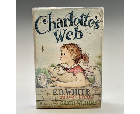 E. B. WHITE. 'Charlotte's Webb.' First edition, clipped dj but with price still apparent, foxing to edge of text block, Harpe