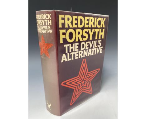 FREDERICK FORSYTH. 'The Devil's Alternative.' Signed by author, first edition, original cloth, unclipped dj, Hutchinson, Lond