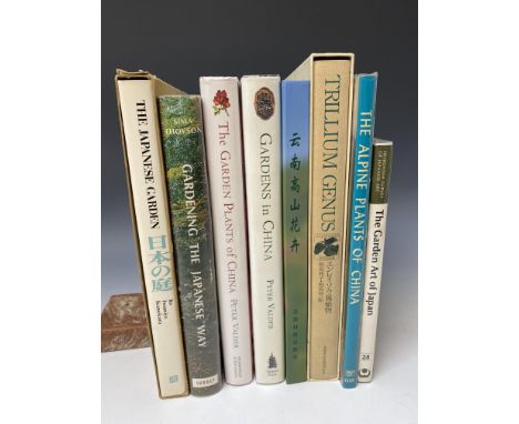 HORTICULTURE. 'The Garden Plants of China,' and 'Gardens in China,' by Peter Valder; 'Trillium Genius Illustrated', by Kazuko