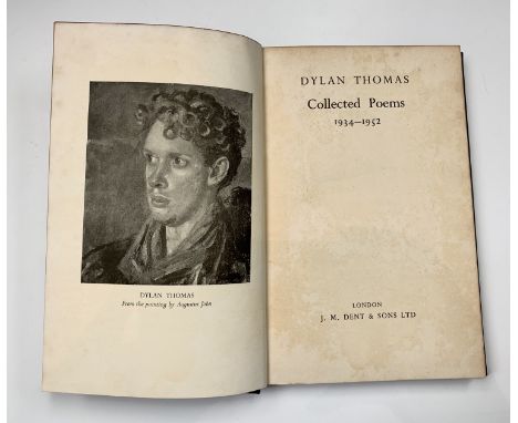 DYLAN THOMAS. 'Under Milk Wood.' First edition, vg condition with slightly worn dj, 1954; 'Collected Poems. 1934-1952.' Top e