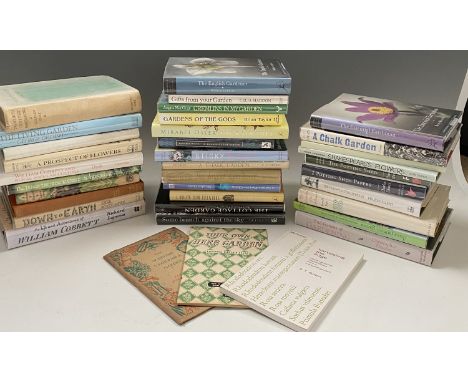 HORTICULTURE INTEREST. Thirty-four books including Charles Elliot, Melrose, Andrew Young etc. Almost all in fine condition. D
