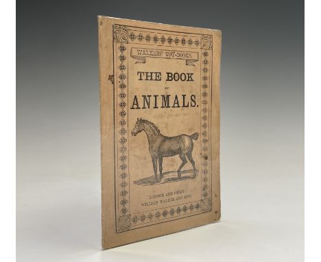 WALKERS' TOY-BOOKS Series. The Book of Animals. Eight paged Chap-Book, woodcuts complete. Tan printed paper covers with book 