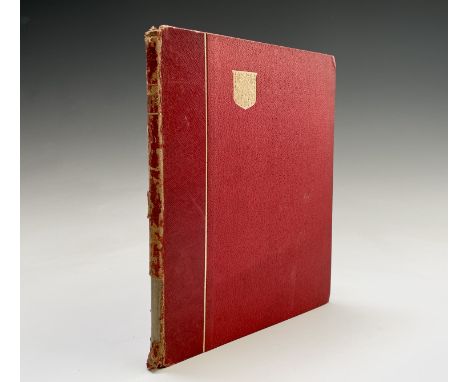 WILLIAM BOLITHO. 'Nugae. A Rhyming Medley.' Original boards with gilt family coat of arms on front board, quarter roan, rubbe