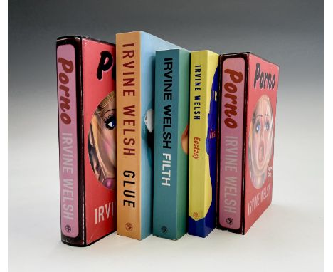 IRVINE WELSH. Five signed copies inncluding 'Filth', 'Ecstasy,' 'Porno,' 'Glue,' and a hardback 'Porno. (5)

Condition: pleas