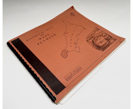 CORNWALL INTEREST. 'Historical Atlas of West Penwith,' compiled by I. S. Maxwell, Department of Geography at the University o