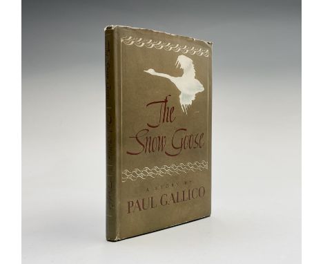 PAUL GALLICO. 'The Snow Goose.' Signed and inscribed by author "To D. F. Doublet in appreciation of a charming evening in his