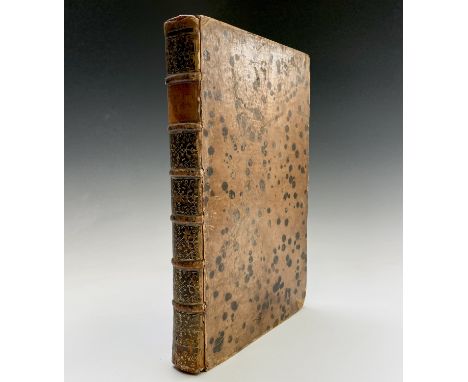 WILLIAM BORLASE. 'Observations on the Antiquities and Monuments of the County of Cornwall.' First edition, contemporay calf, 