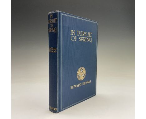 EDAWARD THOMAS. 'In Pursuit of Spring.' First Edition, original cloth, top edge etc gilt, 1914, very good.

Condition: please