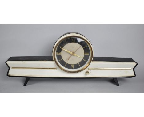 A Vintage Rhythm Musical Mantel Clock Playing Danube Wave Waltz, Working Order 
