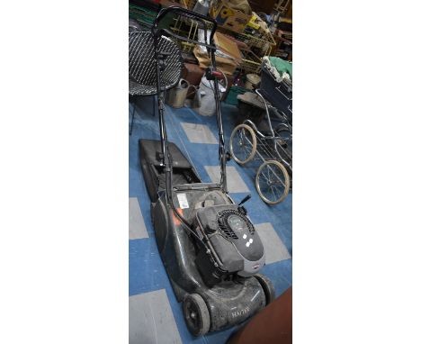 A Hayter 41 Petrol Lawn Mower with Briggs and Stratton Engine, untested 