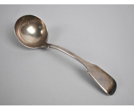A Silver Ladle, Hallmark Indistinct, 18cm Long 