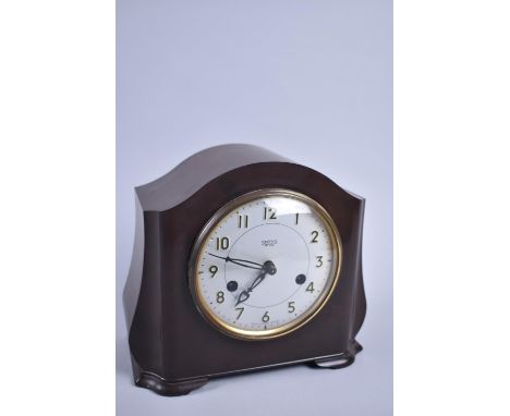 A Smiths Enfield Bakelite Mantel Clock, 21cms Wide 