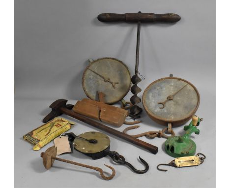 A Collection of Various Salters Scales, Spong Mincer Etc 