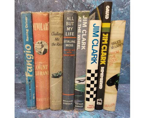 Jim Clark at the Wheel, the world motor racing champion's own story, Clark, Jim, publ. Arthur Barker 1964 First Edition; Jim 