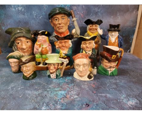 A Royal Doulton character jug, Little Mester Museum Piece, 142/3500, D6819;&nbsp; another, Rip Van Winkle, D6439; others, sma
